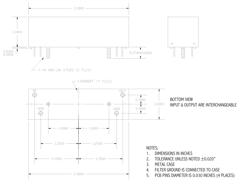 3383帶通濾波器KR Electronics