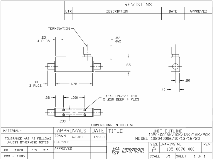 102040006/102040006K定向耦合器